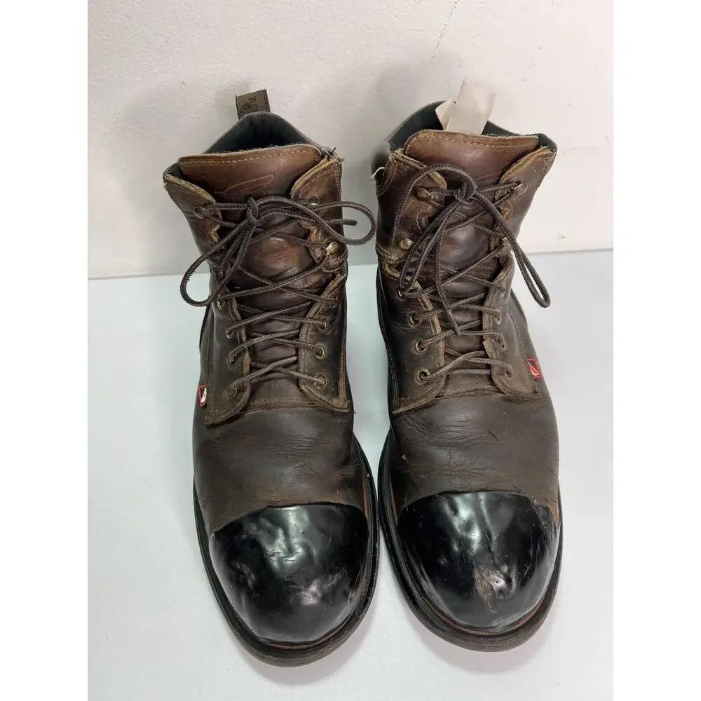Red Wing 2212 Safety Toe Brown Work Boots Men’s Size 12D